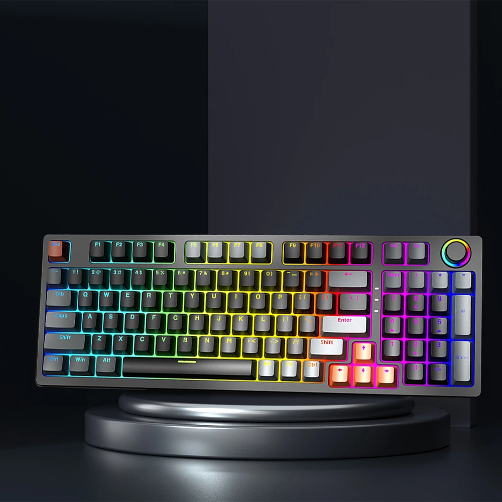 SAMA OEM Keyboard Wired RGB Light Computer Tablet Ergonomics PC Gamer Russian Clavier Mechanical Gaming Keyboard for Laptop