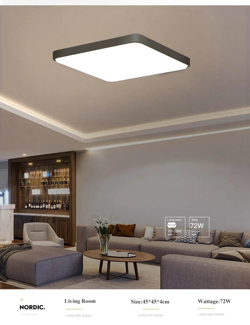 70W 160W AC165-265V Minimalist Indoor Home Lights Led Decoration Ceiling  Lights,Ceiling Lamp,Light Fixture Ceiling, image size:800x1038