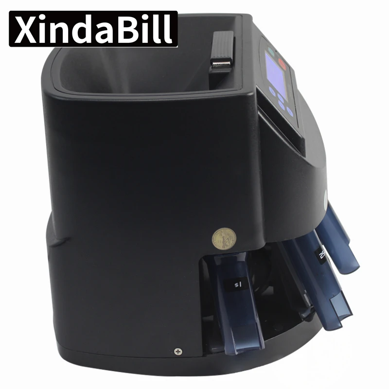 Xiindabill-9005 счетчик монет & сортировочная машина для банка, магазин, супермаркет. USD, евро, автоматизированное проектирование и изготовление.