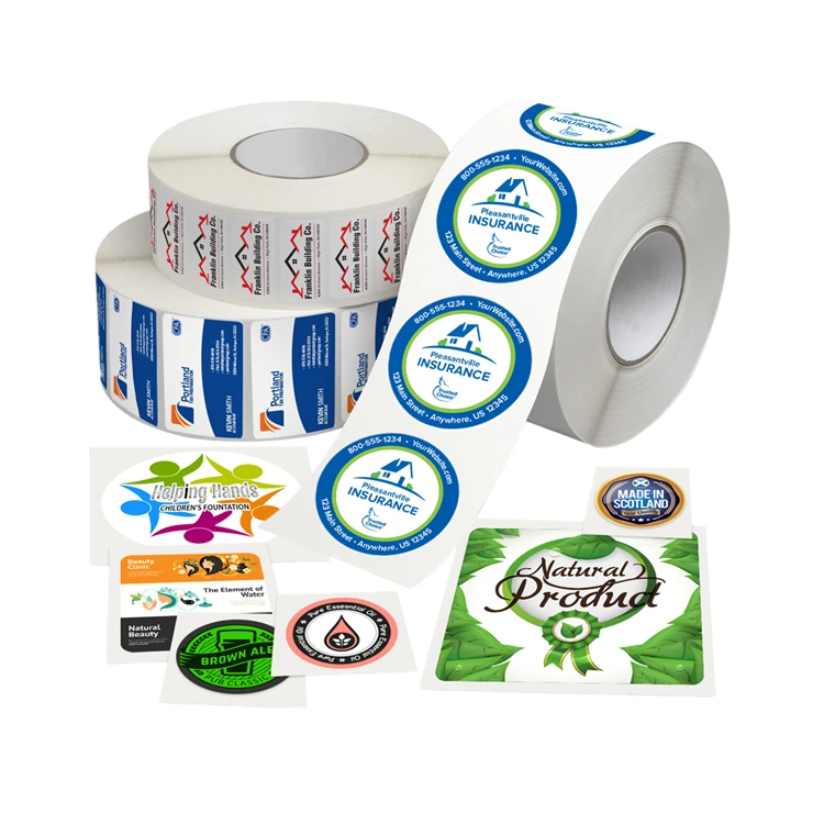 Custom Waterproof PVC Sticker Roll Die Cut Printing Label Vinyl Sticker
