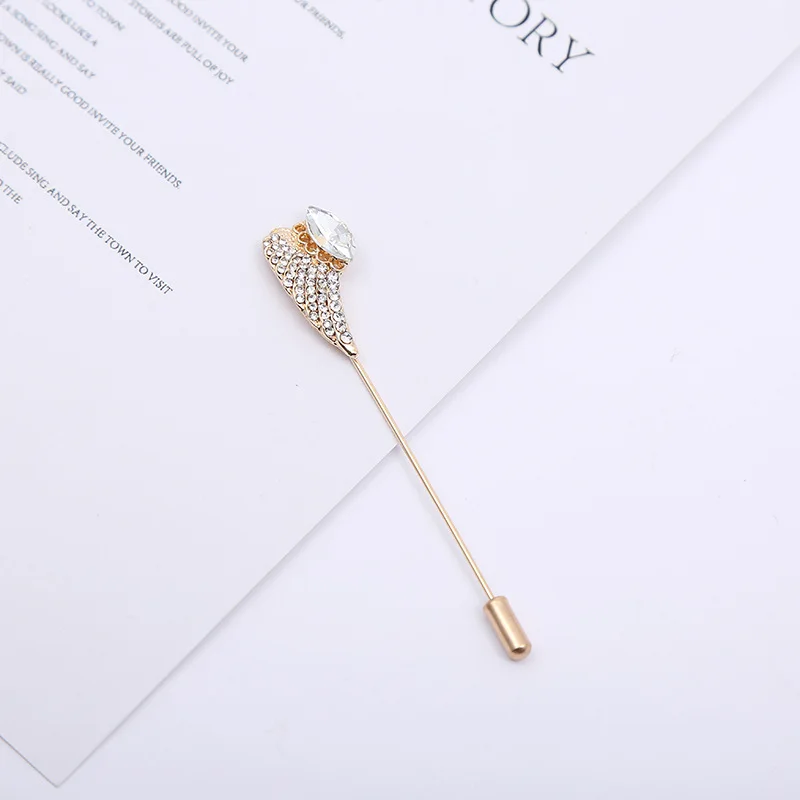 20 Long Types Pearl and Crystal Brooch Pins Handmade Muslim Hijab Safety Lapel Flower Pin
