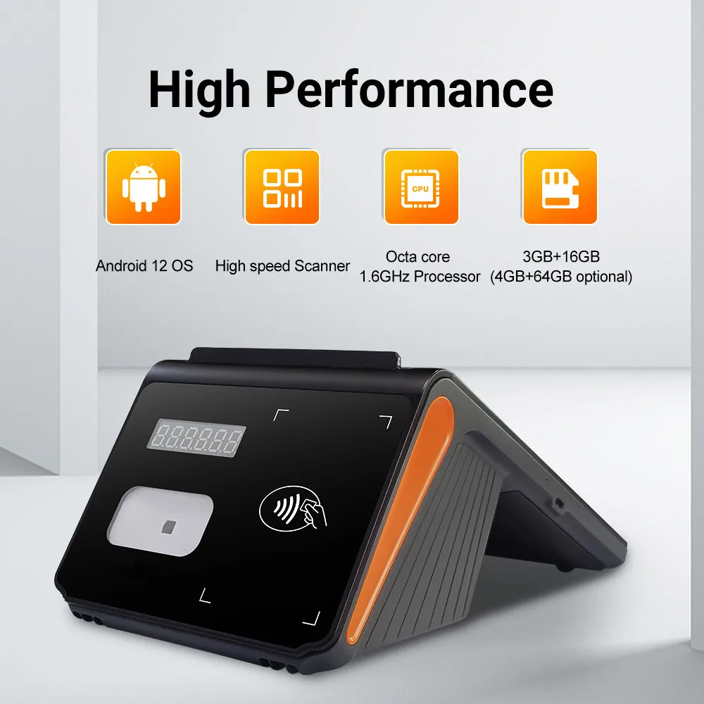 Fyj F1-88 Android 12 8 Inch Restaurant Retail All In One Touch Screen ...