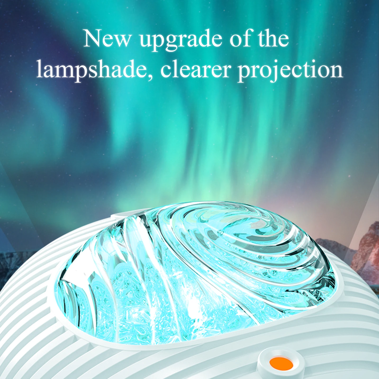 EGOGO 3D Double Effect galaxy Projector Aurora Projector Rechargeable Night Light Sky Star Projector for Bedroom