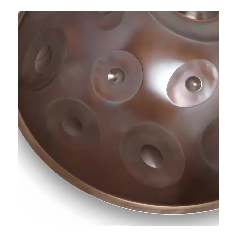 JELO Z-4 53 Cm Ember Steel Handpan - D Kurd 13+6 Notes