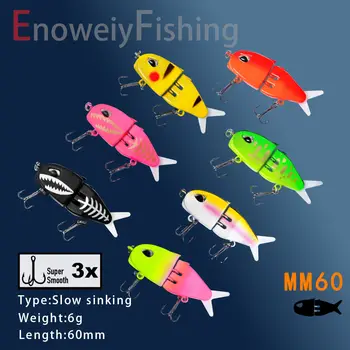 Mini BFS Swimbait Body Treble OEM Precision Casting Lightweight ABS Lure Hand-Painted 3D-Printed for Zander Sea Bass Seas – Soft Lure – view 4