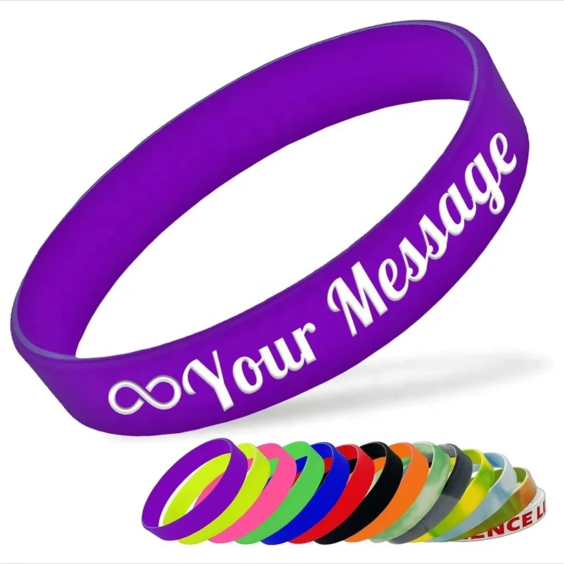 uv color changing silicone bracelets