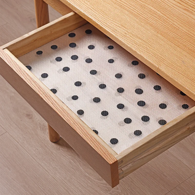 Non-Adhesive Drawer Liners Plastic Inner Liner for Refrigerator Transparent Shelf Liner for Kitchen Cabinets