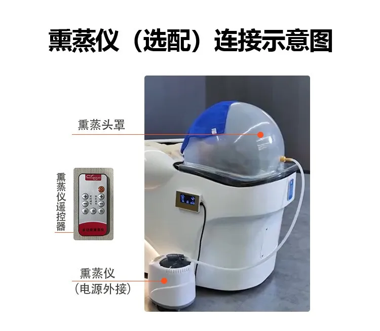 Luxury Automatic Electric Spa Head Water Therapy Shampoo Bed Hair