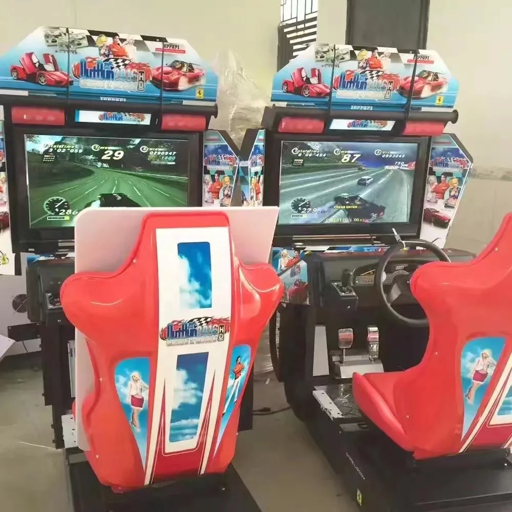 カーケードカーレースゲームマシン運転シミュレーションアーケード