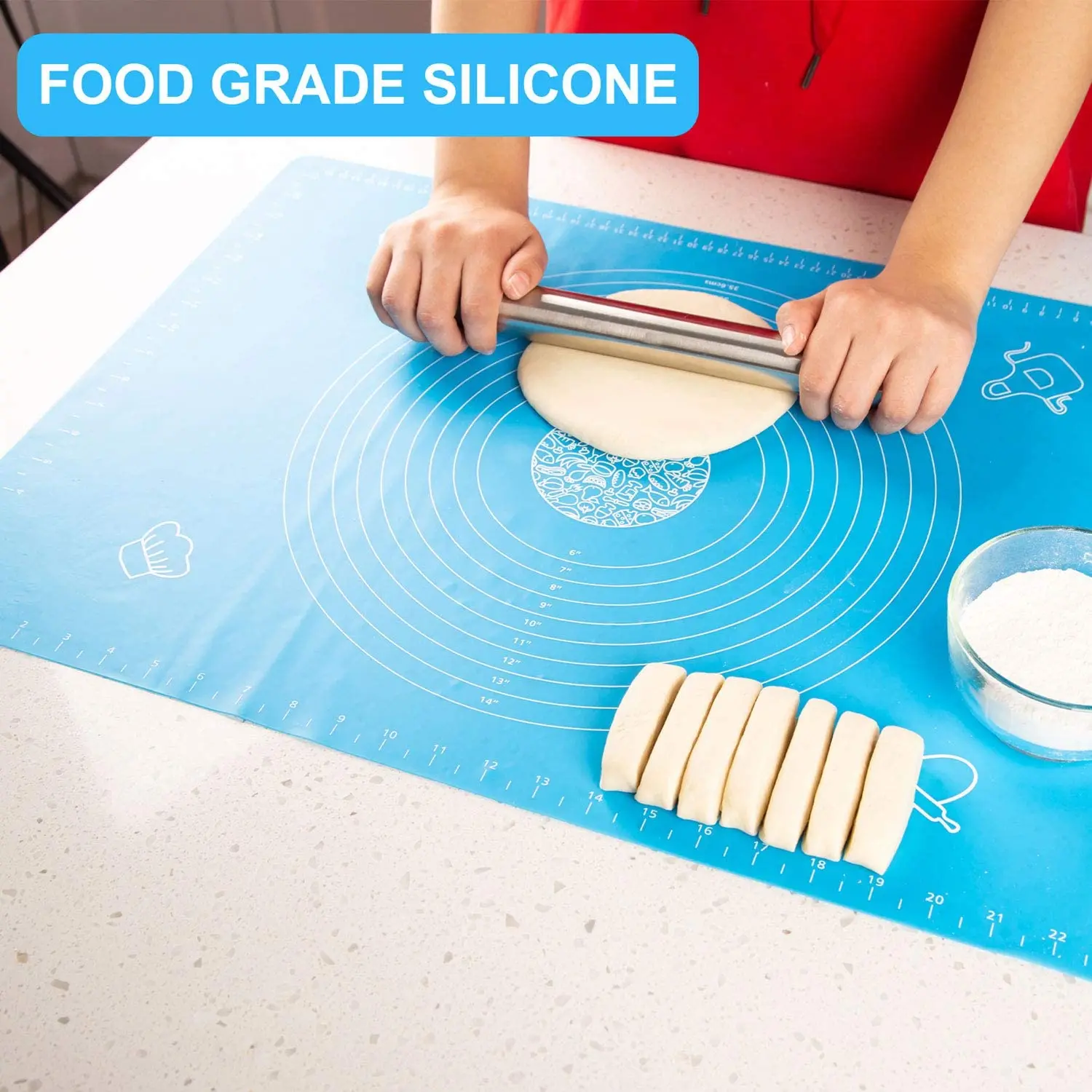 product kitchen accessories silicone baking mats sheet pizza dough non stick maker holder pastry cooking tools kitchen utensils gadgets-7