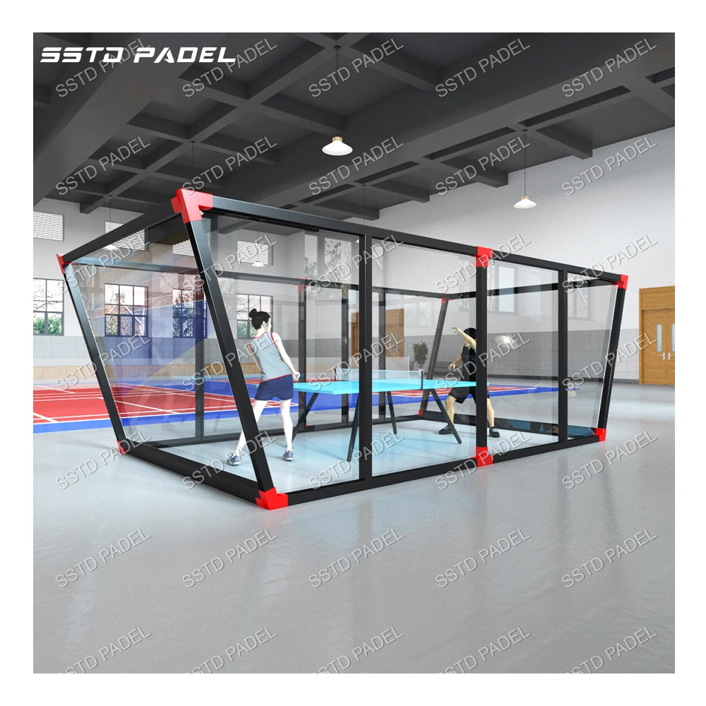 SSTD China Factory Indoor Outdoor Padel Pingpong Court New Design Padel Table Tennis Court