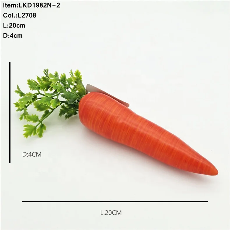 Artificial Vegetables and Fruits Foam Fake Carrot