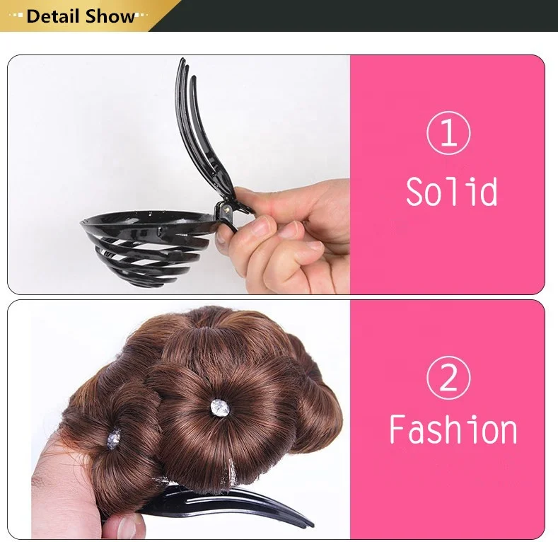 Оптовая продажа, шиньоны из синтетических кудрявых волос, густые черные нечистоплотные искусственные волосы, шиньоны с бриллиантами