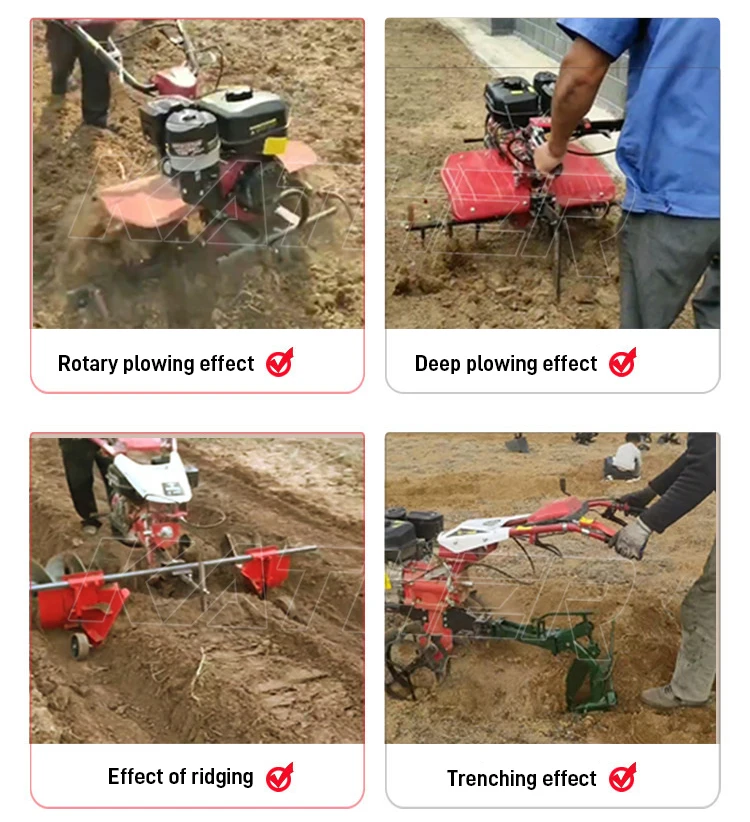 diesel mini tiller cultivators home use rotavator walking tractor weeding power tiller rotary-16