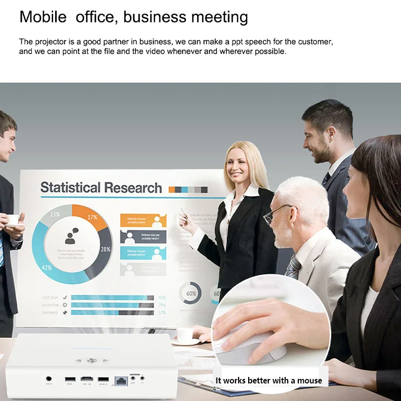 Мини-проектор для смартфона Windows h4 lcd видео hd китайская av видео aurora с батареей 4k 2160p