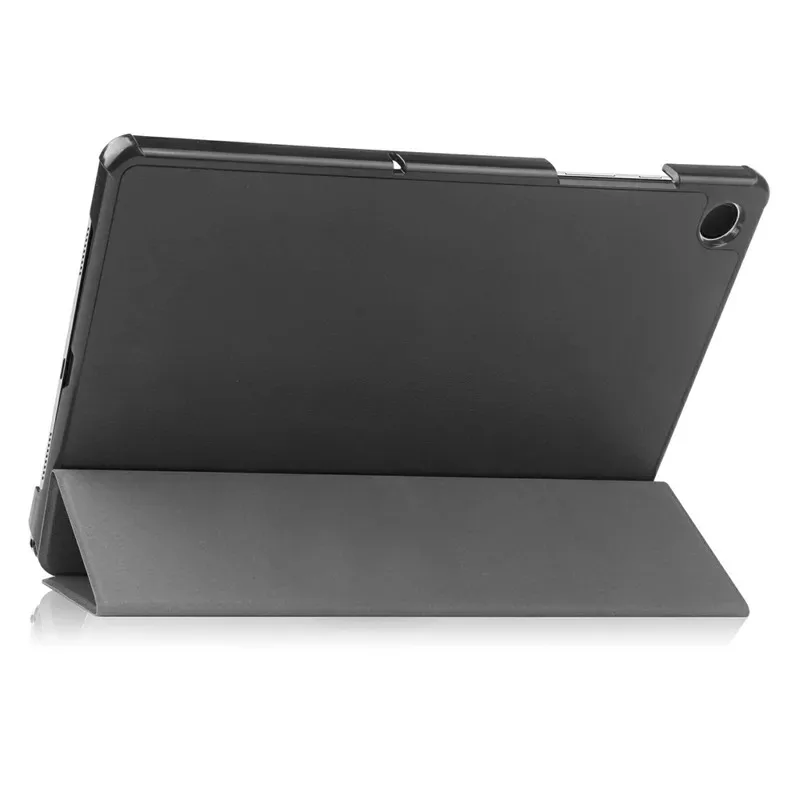 a9 case leather flip stand cover with tri fold function  anti drop protection  customization-6