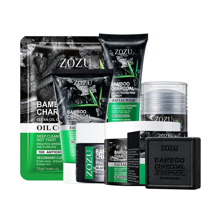 ZOZU Bamboo Charcoal Black Mask - Deep Cleansing Pore Strips