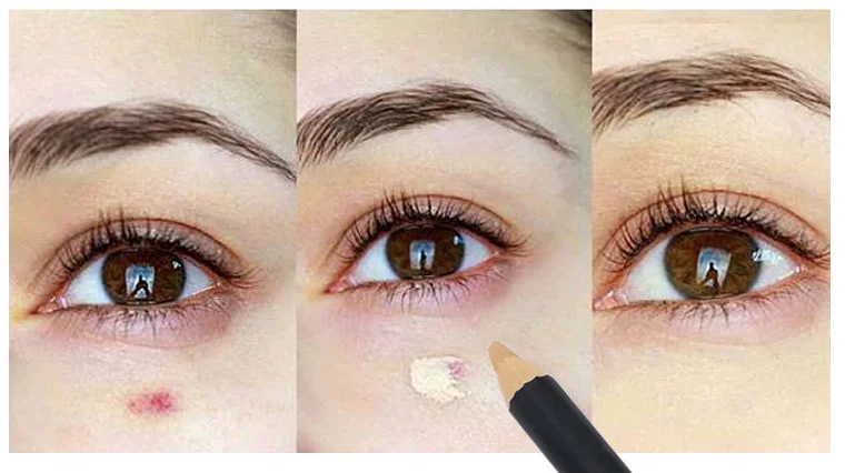 Customized Private Label Cosmetic Eyebrow Pencil Concealer Smooth Cream Foundation Matte Wooden Concealer Pen Moisturizer
