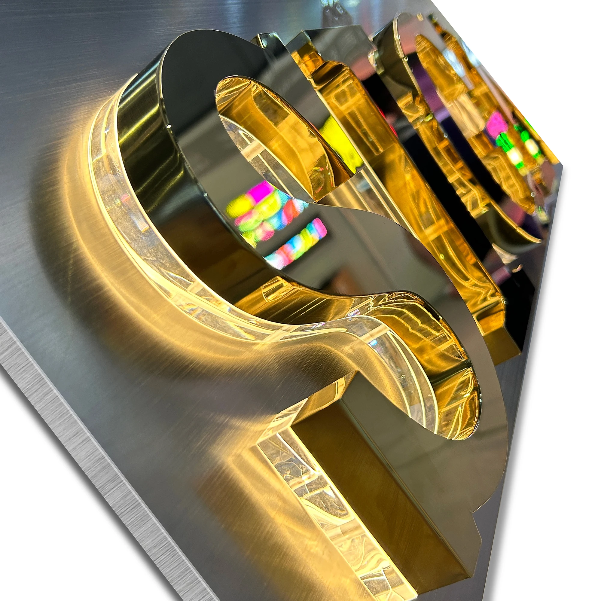 Custom Acrylic Crystal Letters - Backlit Signs for Advertising