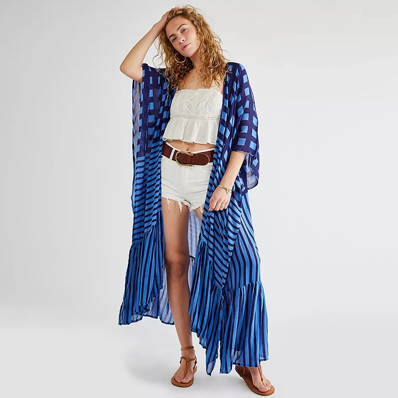 beach kimono long