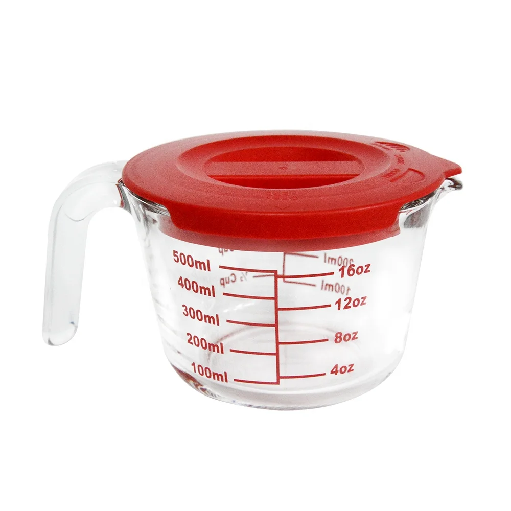 Borosil Glass Measuring Cup Glass Measuring Cups With Handles With Lids