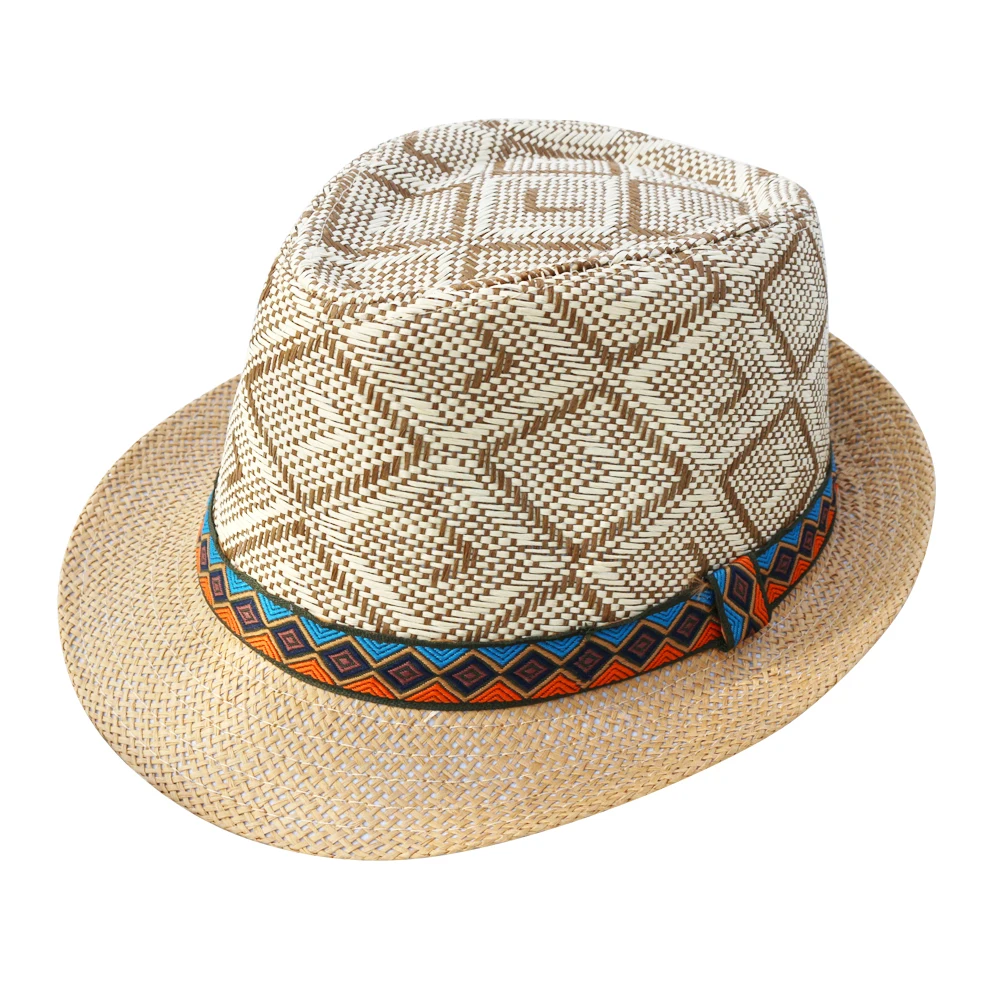 Summer Women Men Straw Sun Hat Elegant 