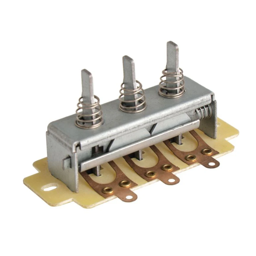5 Keys Range Hood Keyboard Switch Plastic Brass Electronic Inserting Wire Type 3A Max. Current 250V Max. for Home Appliance