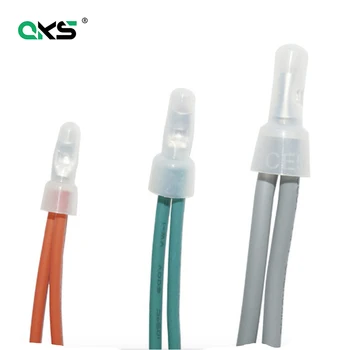 Chanzon Crimpverbinder-Set aus reinem Kupfer CE1 CE2 CE5 mit geschlossenem Ende, für 22–10 AWG, Nylon (PA), Kappe, isoliert, roter Kupferkern, Spleißdraht, Crimp-Anschluss, sortiert