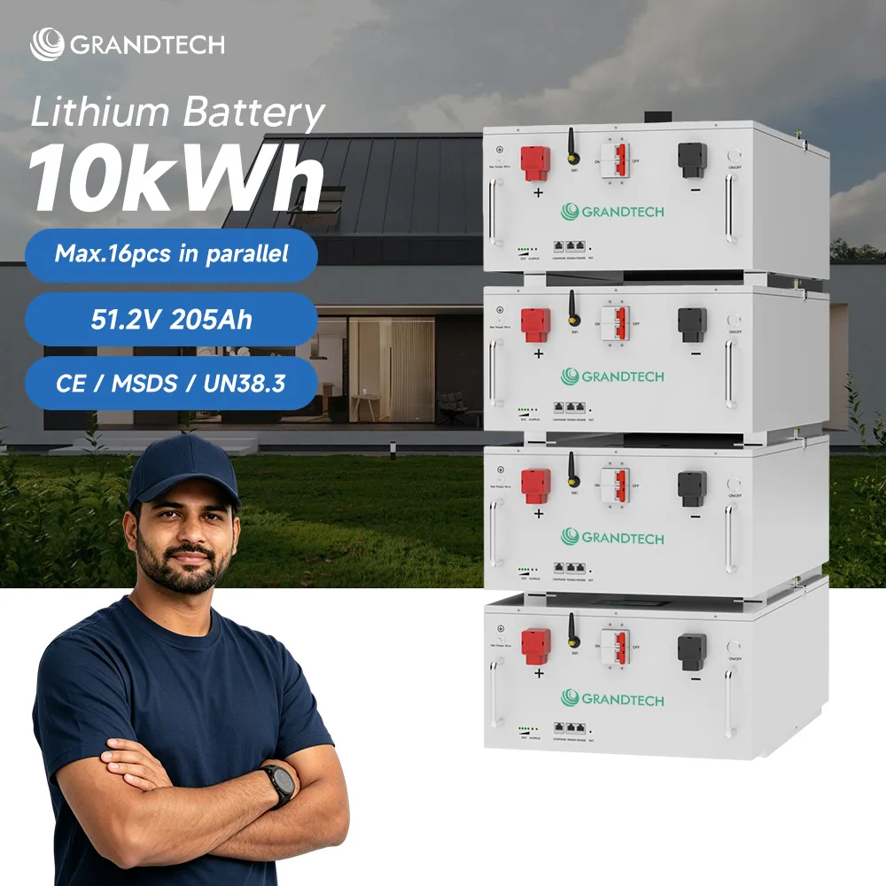 акумуляторні батареї LiFePO4 на 6000 циклів, 10 кВт·год, 5 кВт·год, 48 В, 200 А·год для домашньої сонячної системи, 51,2 В, 200 А·год, LiFePO4 батареї в стійці