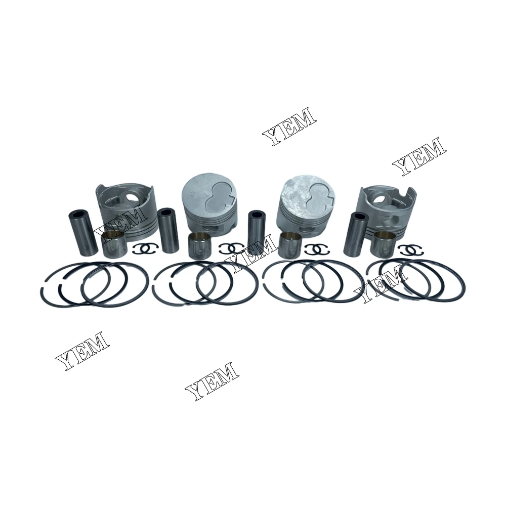 Cylinder Pistons With Piston Rings Set For Toyota 3L Excavator Parts