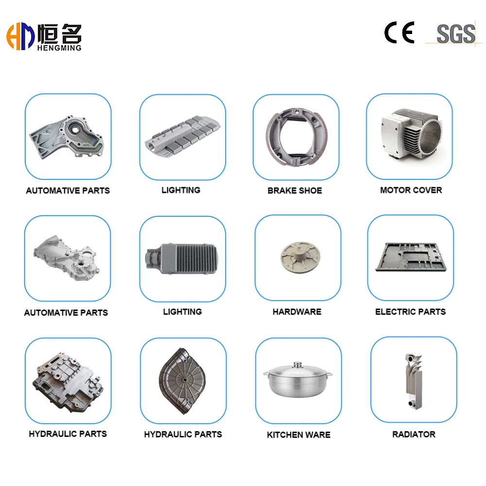 2024 Small Business Ideas Automatic Manufacturing Aluminum Die Casting Machine Vacuum Investment Valve Factory for Spare Part