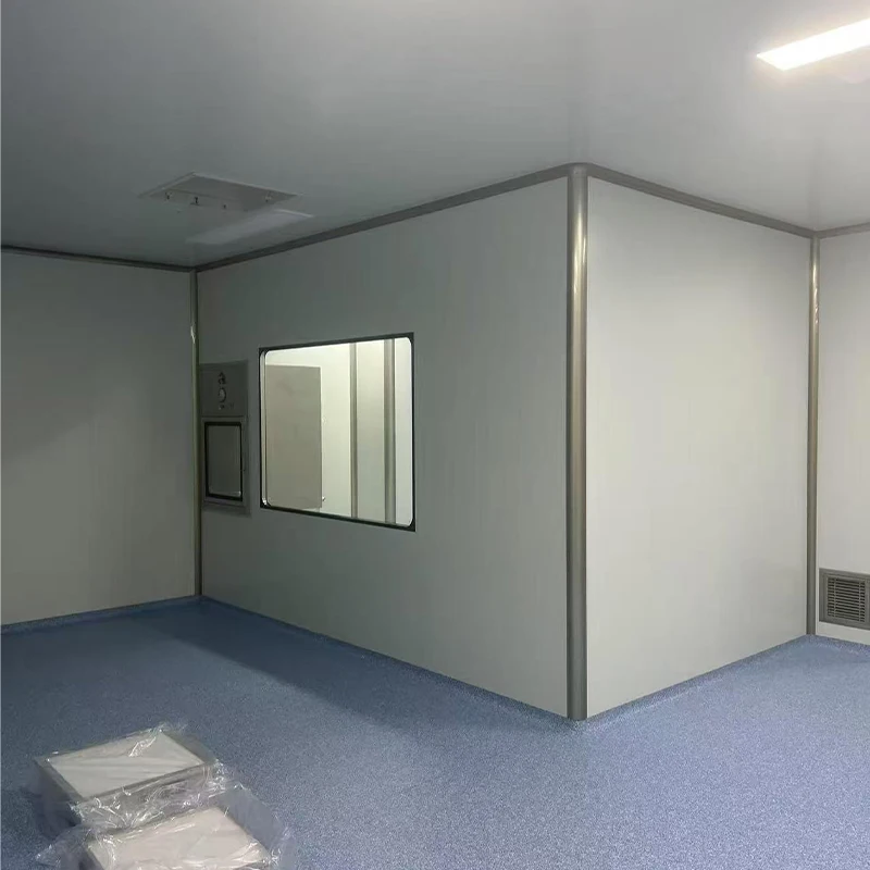 SHARBON New Stainless Steel 304 Sandwich Panels Fire Resistant Clean Room Booth for Industrial/Laboratory Use HEPA Filter 875