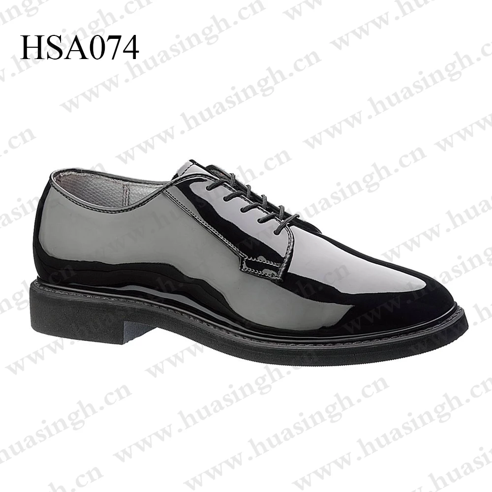 LXG,business Banquet Anti-shirnkable Comfy Dress Shoes Black Shining Microfiber Leather Upper Lace-up Uniform Shoes HSA074