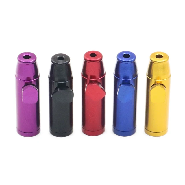 Convenient Mini Aluminum Alloy Container Smoker Bar Tools CNC Metal Tube Herb Grinder Smoking Accessories