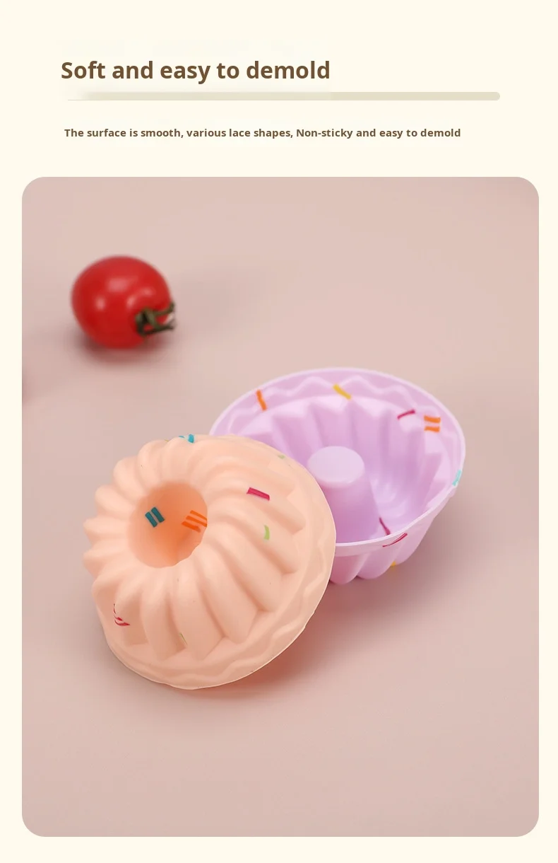 8.4g Round Silicone Muffin Cup and Cake Mold Baking Tool for Pudding Cake Other Desserts factory