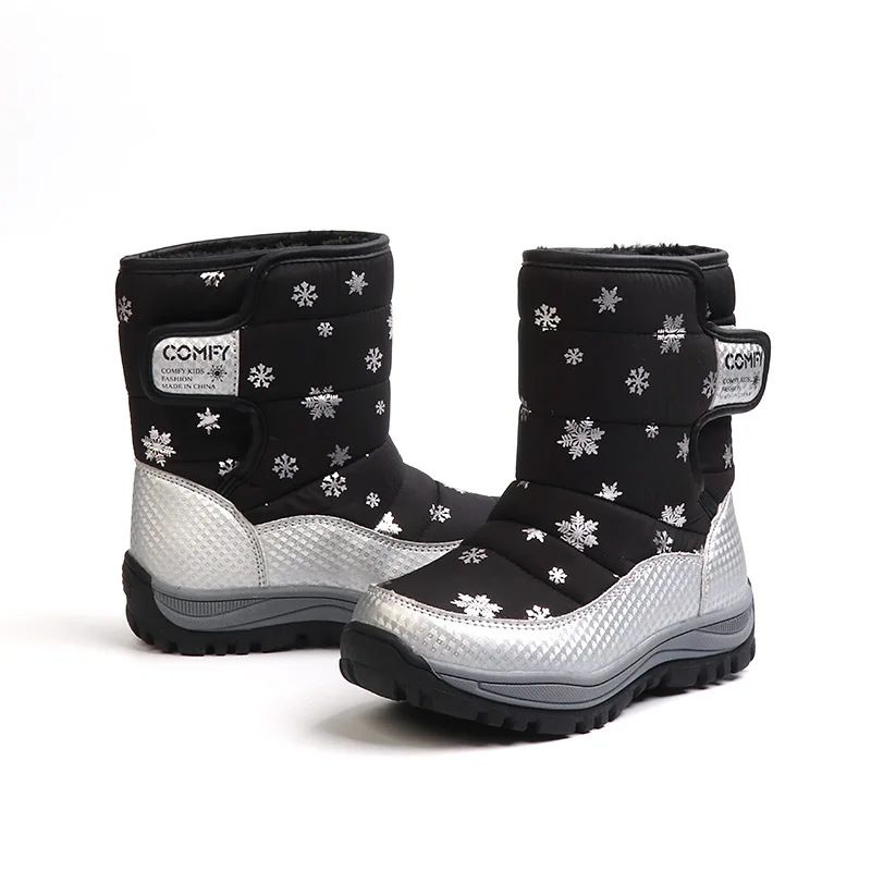 Прямая поставка, зимняя теплая детская обувь, детские ботинки, водонепроницаемая детская обувь, ботинки для девочек и мальчиков, идеальные Детские аксессуары