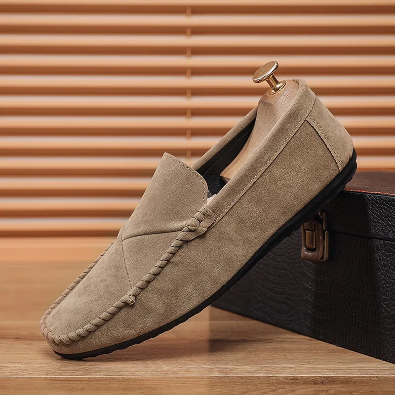 Men's Dress Shoes New Styles Formal Suede Leather Loafers for Office and  Wedding Casual Walking Mocassin Sneakers