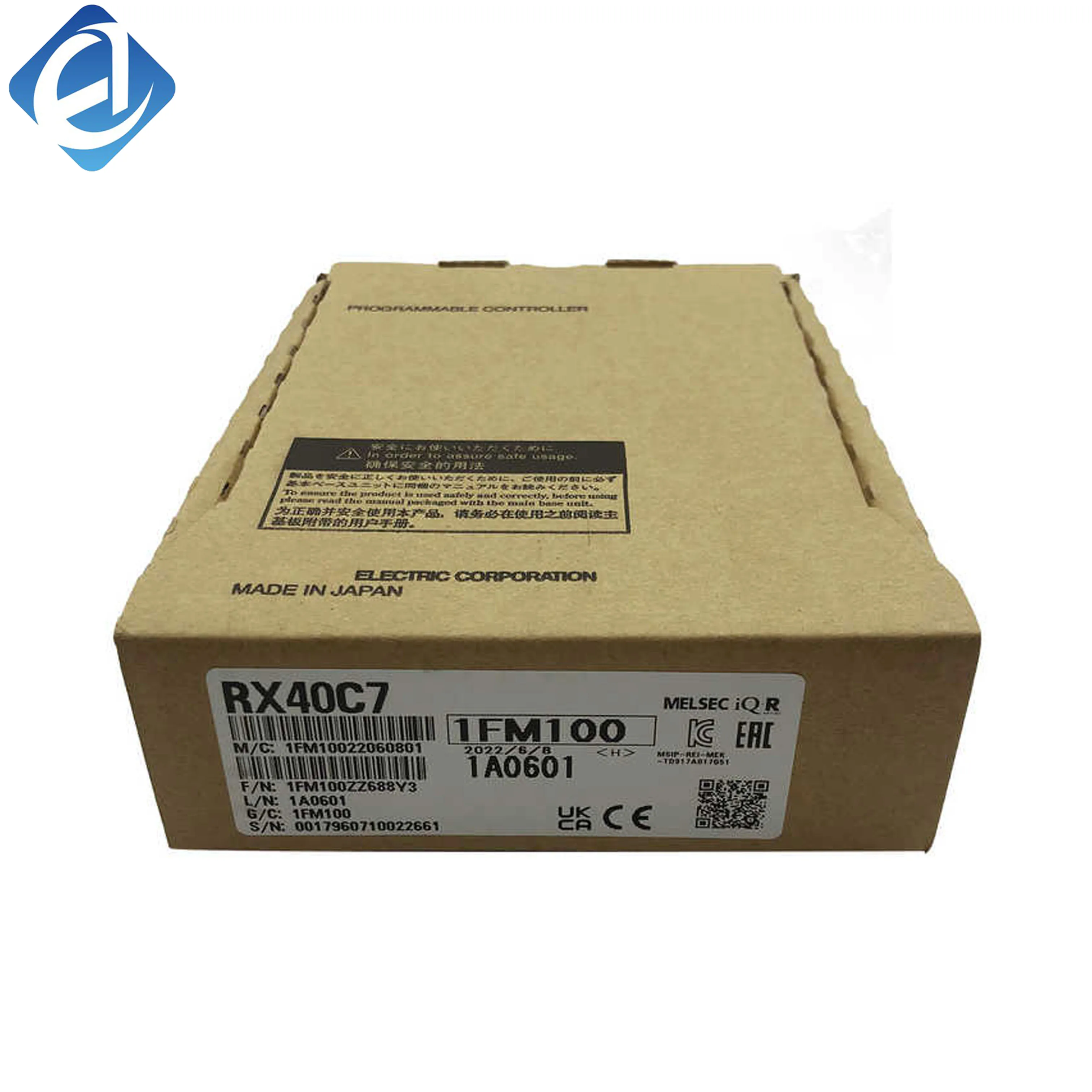 New Original RX40C7 Q series high-speed counter module. It accurately counts pulse signals from encoders and sensors, applied for speed detection 