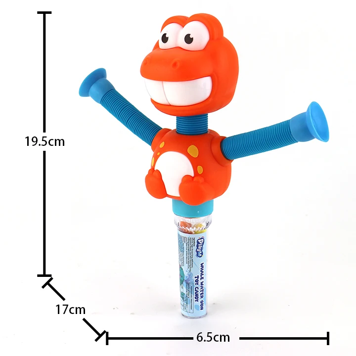 Telescopic toy candy