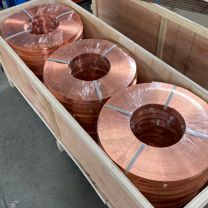 25mm Grounding System Copper Earthing Bare Strip Pure Copper Tape