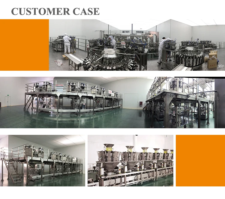 High-accuracy Automatic Multihead Weigher Packing Machine with 220V Power and 1 Year Warranty