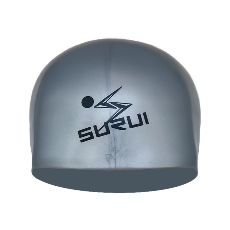 Competition Professional Silicone Swimming Cap Large Dome Helmet Spherical Seamless Swimming Cap