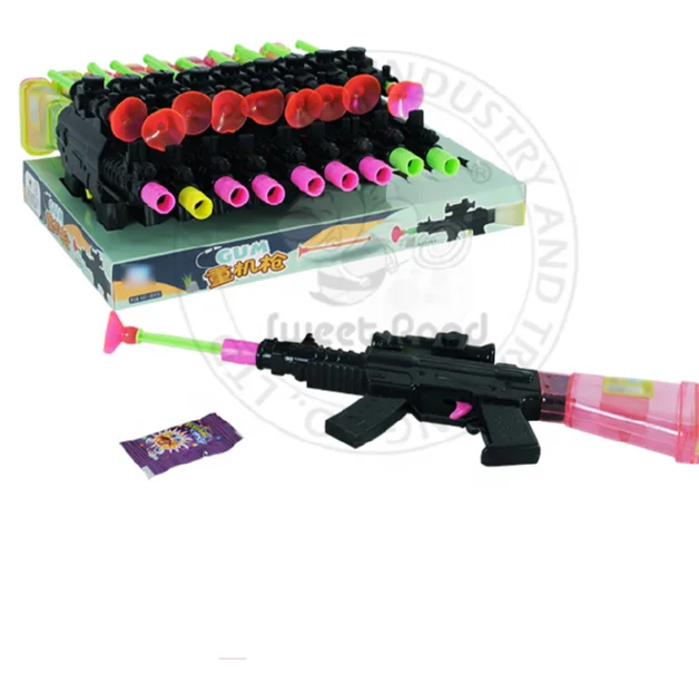 Heavy Machine Guns Candy Toy with Press Candy and Popping Candy