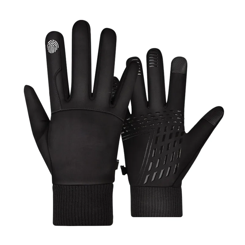 Savior New Bicycle Cycling Glove Windproof Waterproof Horse Riding Five Fingers Bike Gloves