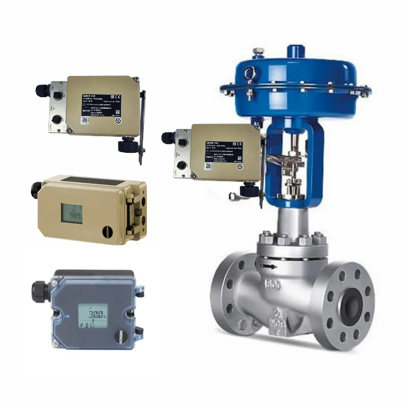 Pneumatic Control Valves With Samson 4763 Electropneumatic Positioner And Samson 3730-3 3725 Valve Positioner