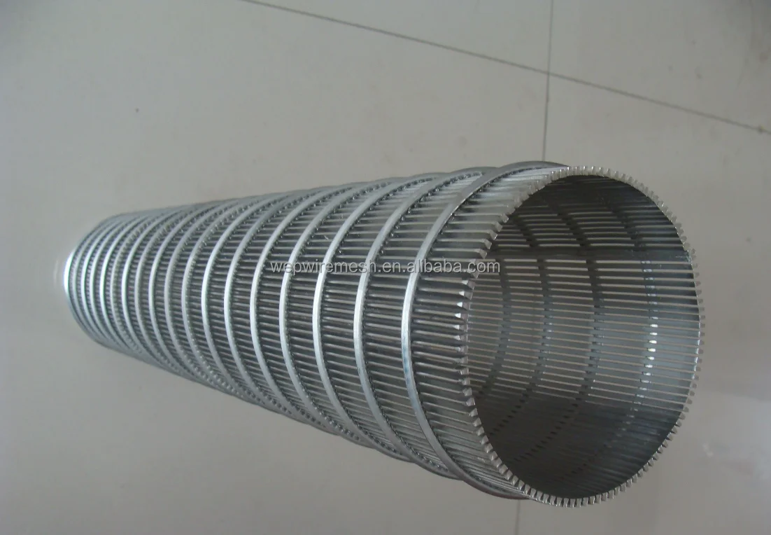Reverse Rolled SS304 Flat Wedge Wire Slot Screen for Centrifuges