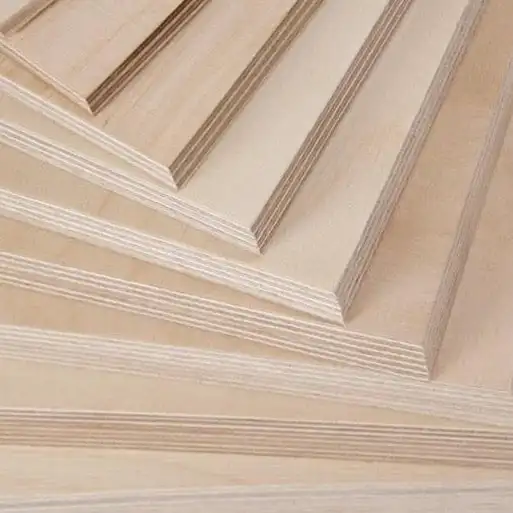 Björkfanerad Eucalyptus Core Plywood för möbler eller konstruktion