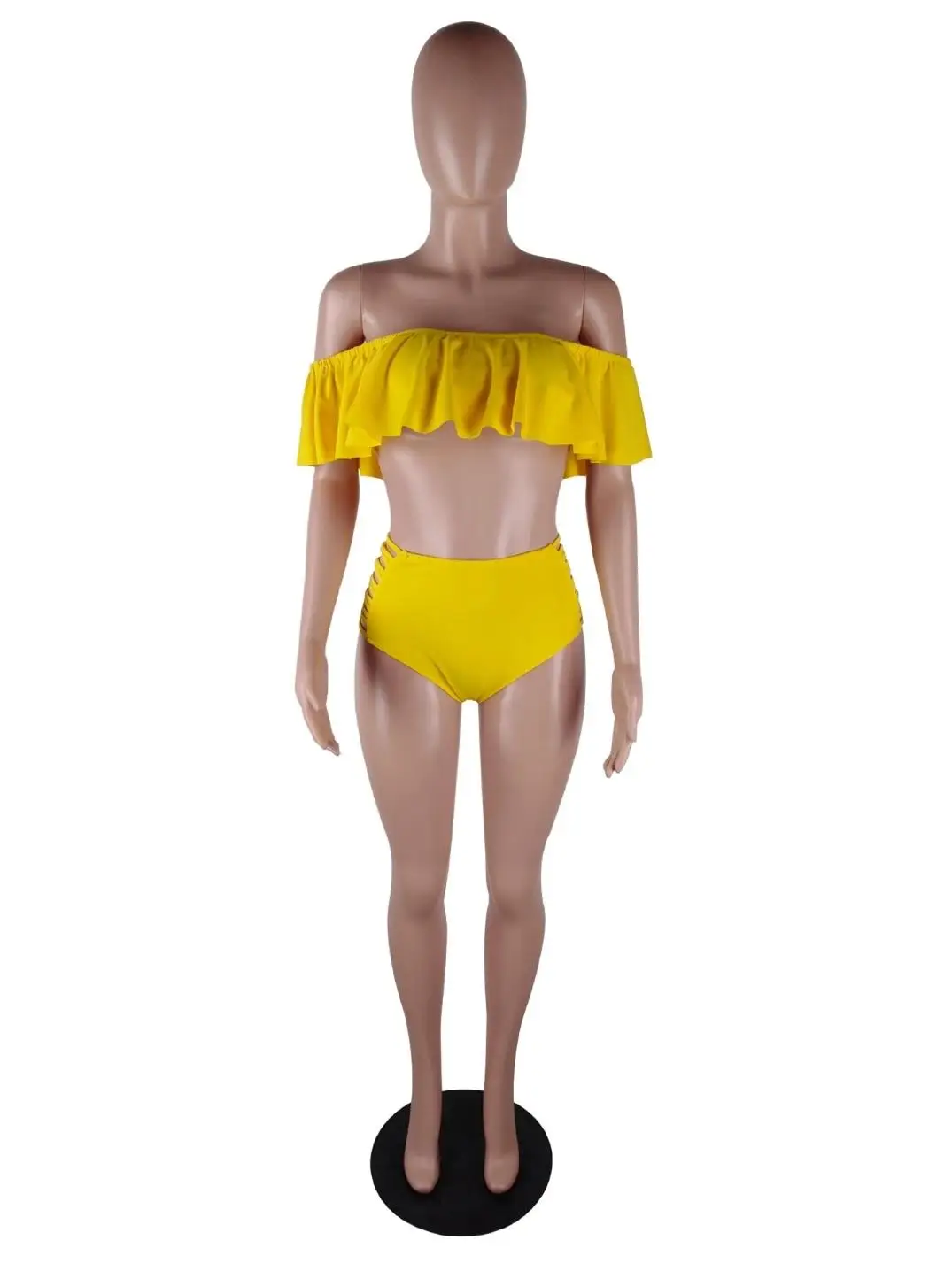 Wholesale 2021 hot sale  solid solor women swimwear two pieces swimwear sexy bikini 2021 new arivals H882