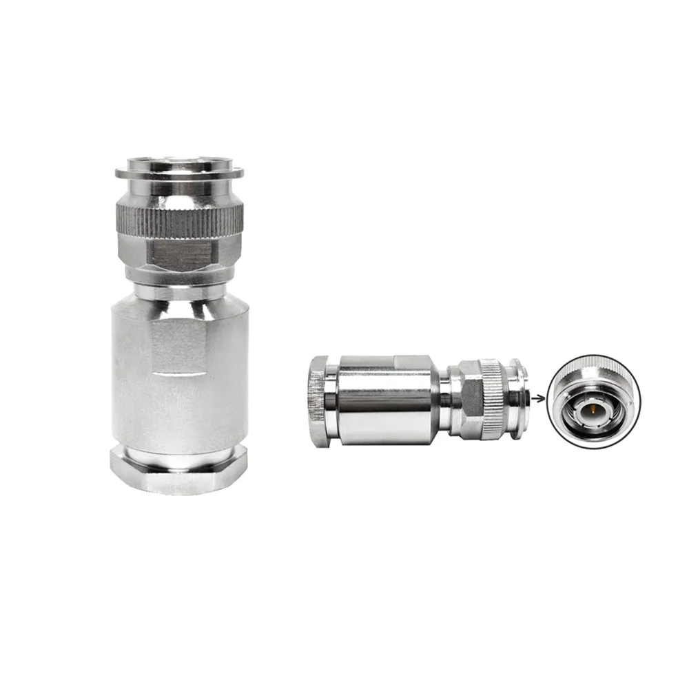 Factory Directly TNC Male Plug Clamp Connector for LMR400 RG8 RG11 RG213 RG214  Cable RF Coax Coaxial RF Connectors