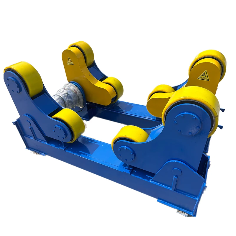 Factory Wholesale Welding Positioner Rotator Small Tube Turning Rolls Rotating Welding Table Double Rubber Wheel Roller